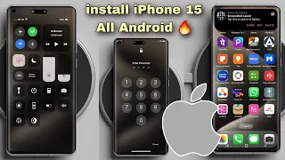 How to install iPhone 15 Pro Max 😳 Every Android Smartphone 🔥 Look like Official 🫣