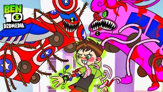 Evolution of Bus Eater #4: Bus Eater vs Among Us | D2D Ben 10