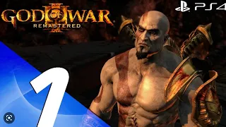 God of war 3 Remastered (PS4) Gameplay Walkthrough Part 1 prologue (4K 60FPS)