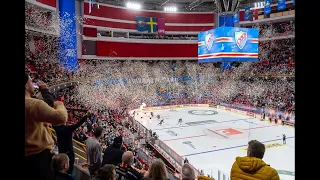 Sista tifot i Globen innan ombyggnaden | DIF - SSK 29/12 - 2023