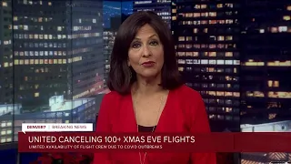 United Airlines preemptively cancels 112 Christmas Eve flights due to COVID-19