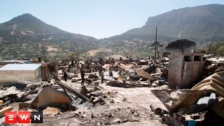 After the fire. Hout Bay residents begin to rebuild