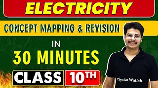 ELECTRICITY in 30 Minutes || Mind Map Series for Class 10th