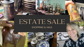 Estate Sale Shopping and haul for resale