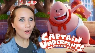 Rachel Reacts to Captain Underpants: The First Epic Movie Trailer #1 || Adorkable Rachel