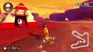 WR Tie - GBA Sunset Wilds [200cc] - 1:07.131 - Panda (Mario Kart 8 Deluxe World Record)