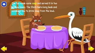 The Fox 🦊 and the Stork cartoons story for Kids...