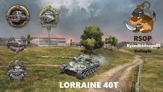 World of Tanks - New Premium Tank Lorraine 40t - 8K Damage 9 Kills - It is Back!