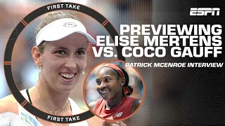 Patrick McEnroe previews Elise Mertens vs. Coco Gauff at the 2023 US Open | First Take
