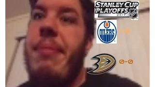 Nhl Stanley cup playoffs round 2 game 1 oilers beat ducks 5 to 3