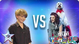 Ronan Parke vs Ashleigh & Pudsey | Britain's Got Talent World Cup 2018