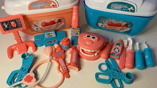 8 Minutes Satisfying Unboxing Dentist doctor toys set | ASMR no music