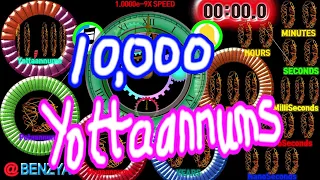 10,000 Yottannums nanosecond countdown timer  alarm🔔Speed Feeling