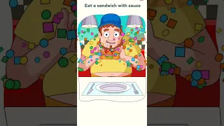 Dop 3 Level 121 - Eat a sandwich with sauce #shorts #gameplayvideo