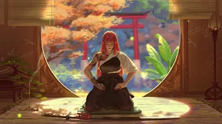 Japanese Sakura Lofi HipHop  ☯︎ Beautiful Music to work/study/relax/girl