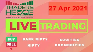 27 APR Bank Nifty & Nifty #LiveTrading #Nifty #BankNifty Live Analysis #priceaction #tradershedge