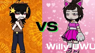 Epic rap battle: USAGHI RIZZLER vs WILLY UWU