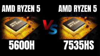 [NEW 2024] Ryzen 5-5600H vs Ryzen 5-7535HS| Radeon RX6500M vs Nvidia RTX2050| Live Comparison 🔥