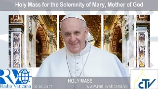 01.01.2017 Santa Missa na Solenidade de Maria, Mãe de Deus