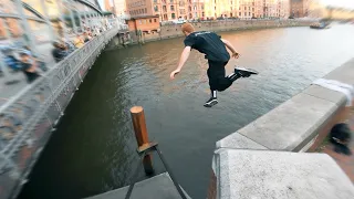 Parkour Water Challenge Hamburg - DON'T GET WET 🇩🇪