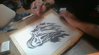 tracing ghost face