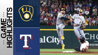 Brewers vs. Rangers Game Highlights (8/19/23) | MLB Highlights