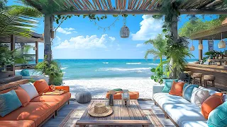 Tropical Study Paradise - Boost Productivity with Beach Cafe Ambience Jazz Coffee Bossa Nova Music