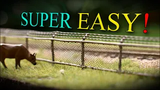 Making HO scale chain link fencing - THE ULTIMATE METHOD!