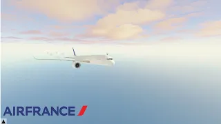 Izolirani to Grindavik (A350 Air France [Roblox PTFS] + Crosswind Landing)