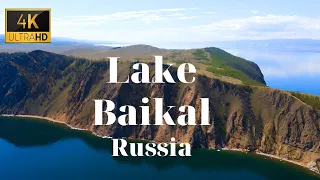 4K VIDEO  ULTRA HD  | The bewitching nature of Lake Baikal  | Nature of Russia Stage relaxation film