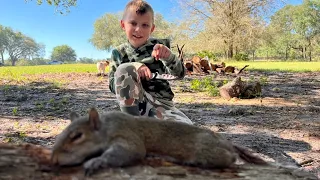 Squirrel Catch & Cook (Grilled Squirrel Heart)￼