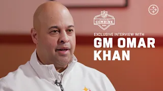 GM Omar Khan exclusive interview from 2024 NFL Combine | Pittsburgh Steelers