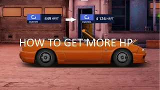 Drag Racing Streets: How To Get More Hp