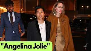 Angelina Jolie and daughter Vivienne celebrated the opening night of Broadway show "The Outsiders"