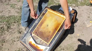 DIY solar wax melter