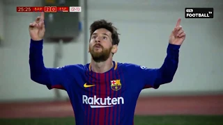 Lionel Messi vs Español (Home) Copa del Rey 2017/18 - English Commentary