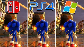 Sonic Forces (2017) Nintendo Switch vs PS4/XBOX1 vs PC (Which One is Better?)