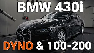 BMW 430i 2021: Test / Drive / Dyno / 100 200