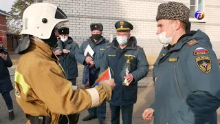 Выкса ТВ: Выявлен и награжден «Лучший добровольный пожарный»