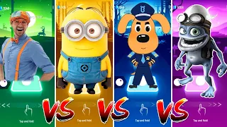 Sheriff Labrador - Crazy Frog - Minions - Blippi - Tiles Hop EDM Rush