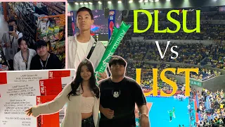 QUICK VLOG: MY FIRST EVER EXPERIENCE | WATCHING UAAP LIVE | DLSU VS UST
