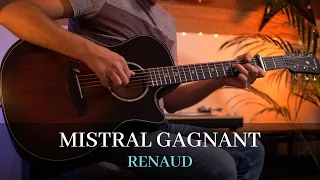 RENAUD - MISTRAL GAGNANT guitare fingerstyle [+TABS]