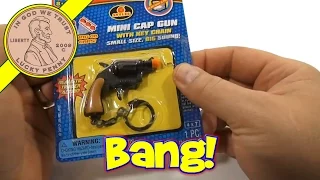 Super Bang Mini Cap Gun Revolver Toy Key Chain, JA-RU Toys