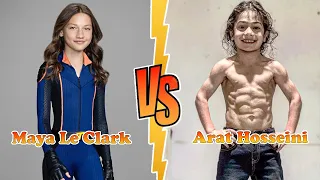 Maya Le Clark VS Arat Hosseini (MINI MESSI) Transformation ★ From Baby To 2024