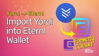 How to Import Yoroi Wallet to Eternl (formerly CCVault) & Delegate