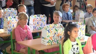 Petrovice u Karviné - První školní den na ZŠ Petrovice u Karviné