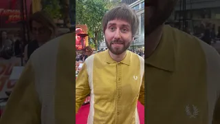 James Buckley loves when people shout bus w**kers at him 😂 #shorts