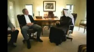 Буш и Король Саудовской Аравии Фото