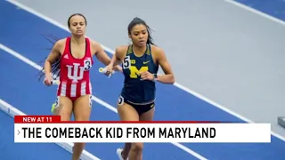 Woman goes viral after shattering records in collegiate track debut
