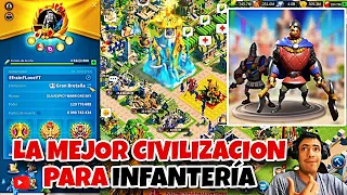 LA MEJOR CIVILIZACIÓN INFANTERIA - RISE OF KINGDOMS